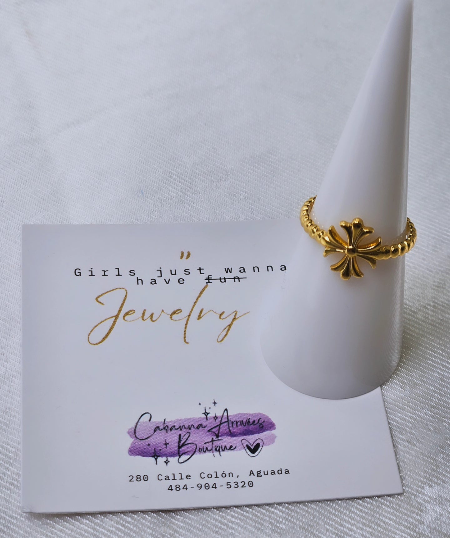 Tory B. Stainless Steel Ring