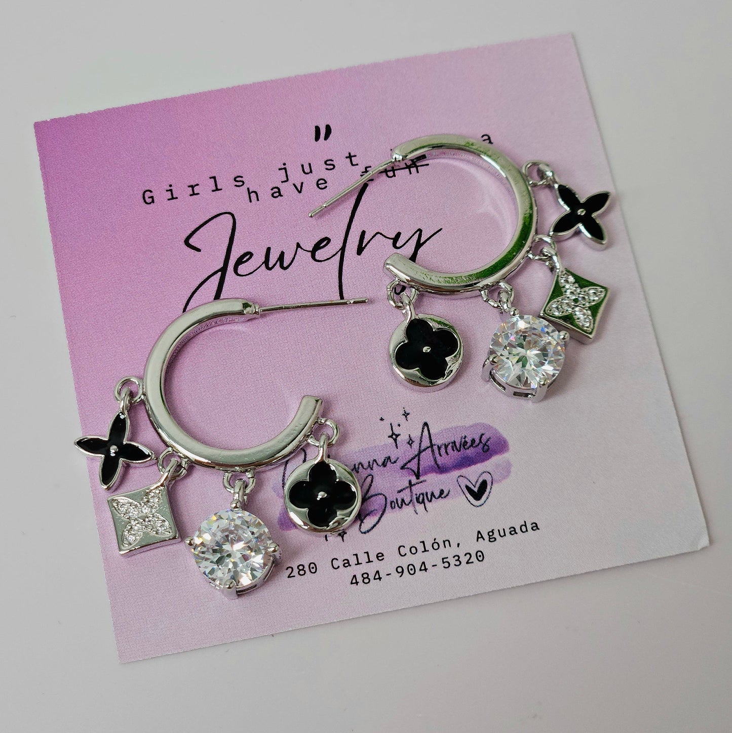 Hoops LV Stainless Steel