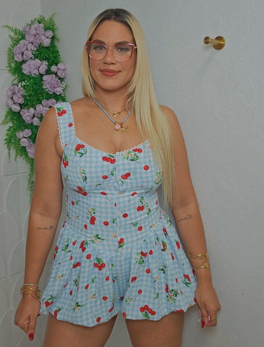 Bubble Cherry Romper 🍒