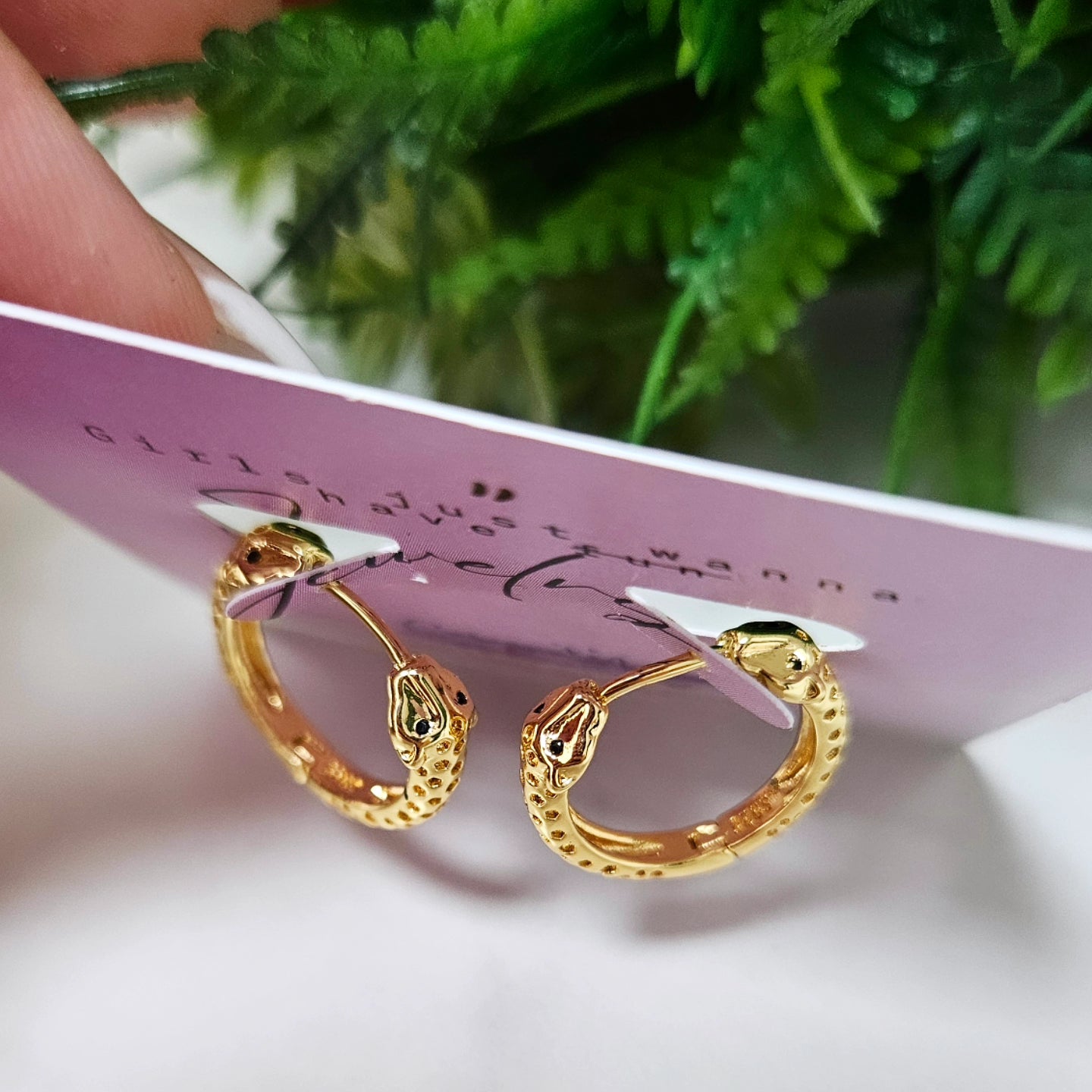 Cheetah 🐆 Hoops. Stainless steel