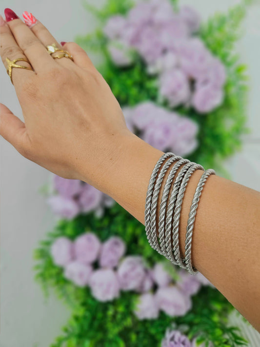 Silver Bangles