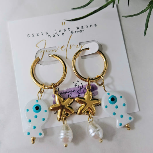 Fishy Hoops Stainless Steel