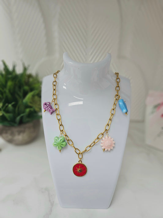 Sun , Star , Fish ✴️ Necklace