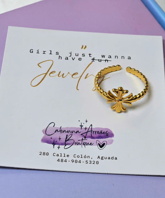 Tory B. Stainless Steel Ring