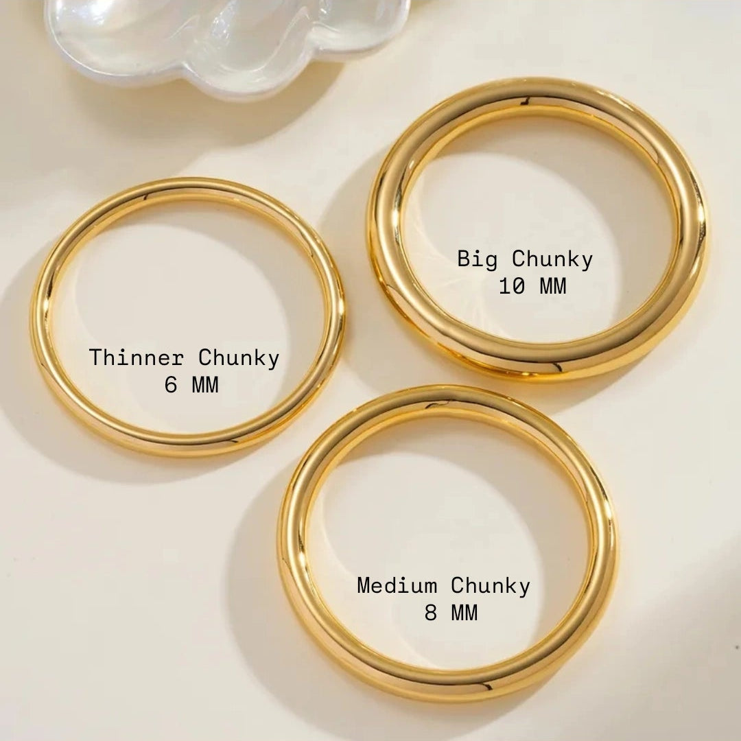 Stackable Chunky Bangles