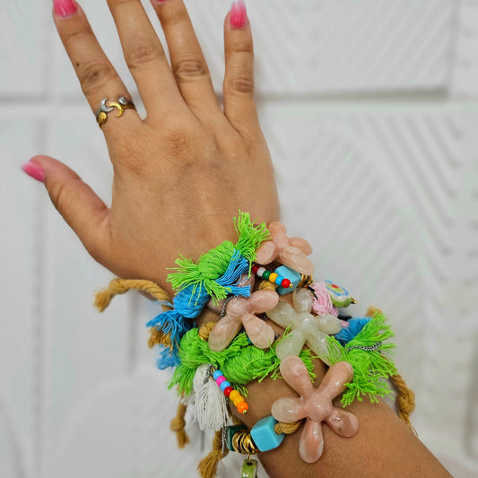 Rope Flower Bracelet