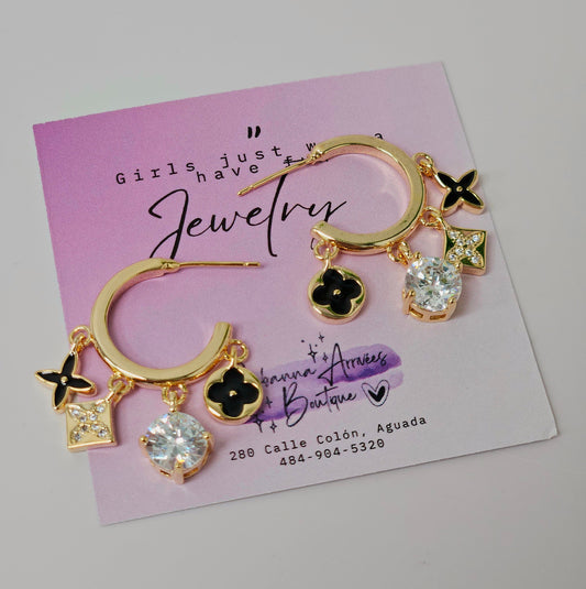 Hoops LV Stainless  Steel